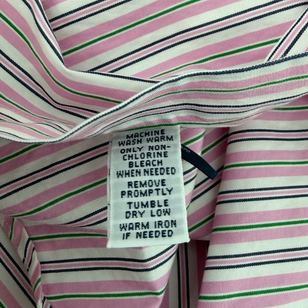 Polo Ralph Lauren POLO Stanton Classic Fit Pink Stripe Button Down Shirt Mens XL - Picture 6 of 9